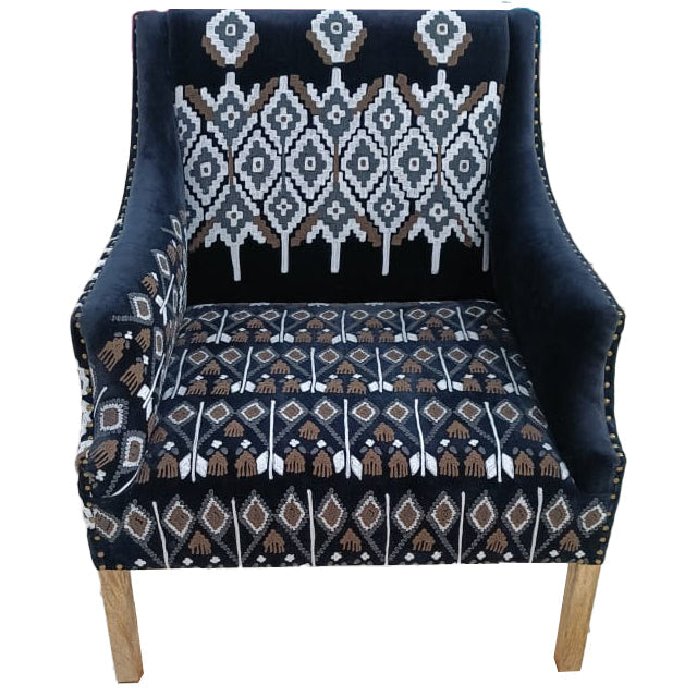 Armchair - Ikat Embroidery