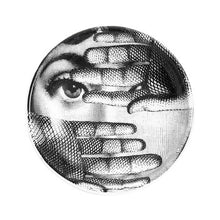 Load image into Gallery viewer, Fornasetti  - Round ashtray Tema e Variazioni n°154 b/w