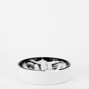 Fornasetti  - Round ashtray Tema e Variazioni n°16 b/w