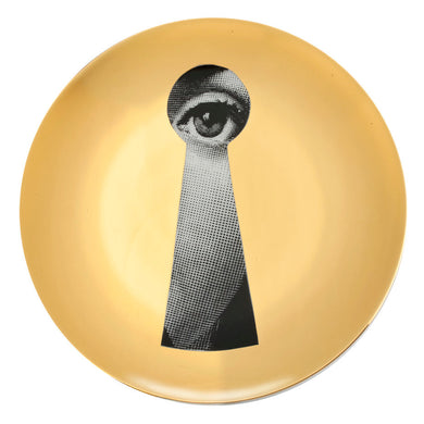 Fornasetti Wall Plate #014 Gold