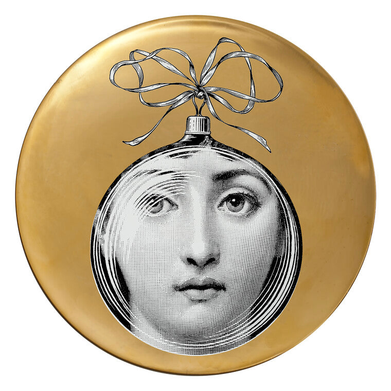 Fornasetti Wall Plate #088 Gold