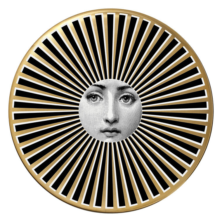 Fornasetti Wall Plate #247 Gold