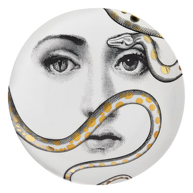 Fornasetti Wall Plate #409 Gold