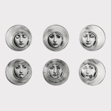 Load image into Gallery viewer, Fornasetti - Set 6 glasses Tema e Variazioni