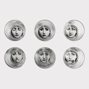 Fornasetti - Set 6 glasses Tema e Variazioni