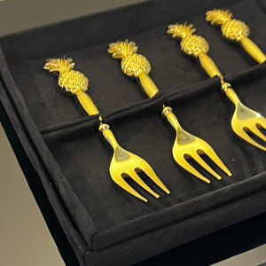 Brass Pineapple Forks