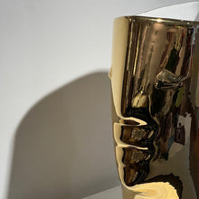 Load image into Gallery viewer, Rometti - Double Face Gold Vase