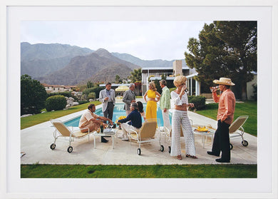 Slim Aarons - Desert House Party - Framed Photographic Print