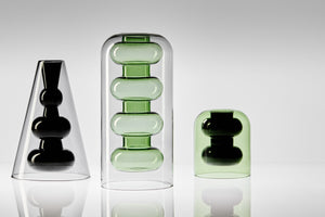 Tom Dixon Bump Vase Tall Green