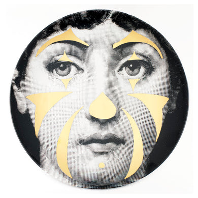Fornasetti Wall Plate #122 Gold