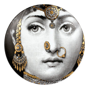 Fornasetti Wall Plate #228 Gold