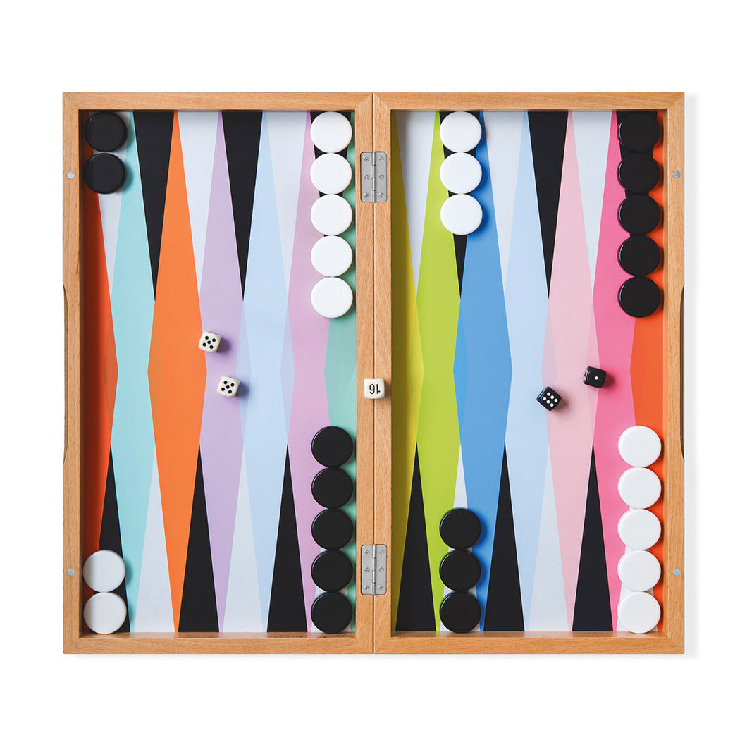 MoMA Colourful Backgammon Set