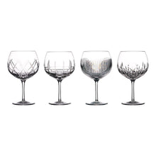 Load image into Gallery viewer, Set of four Waterford Gin Balloon crystal glasses