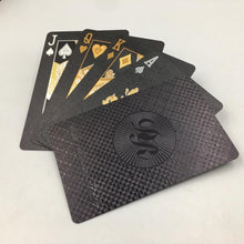 Load image into Gallery viewer, Playing Cards - Black, Gold &amp; Silver